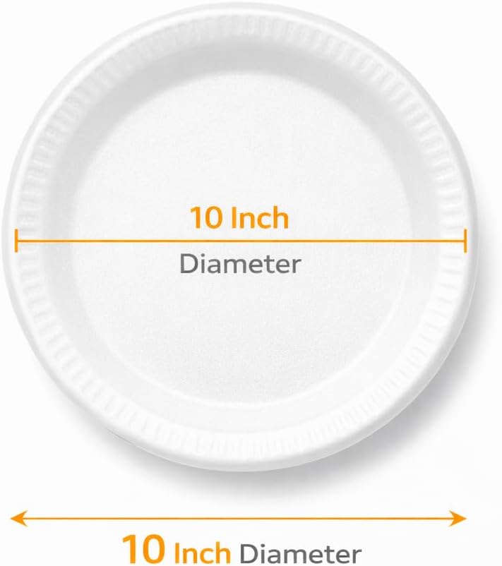 Sunny Foam Plates Round