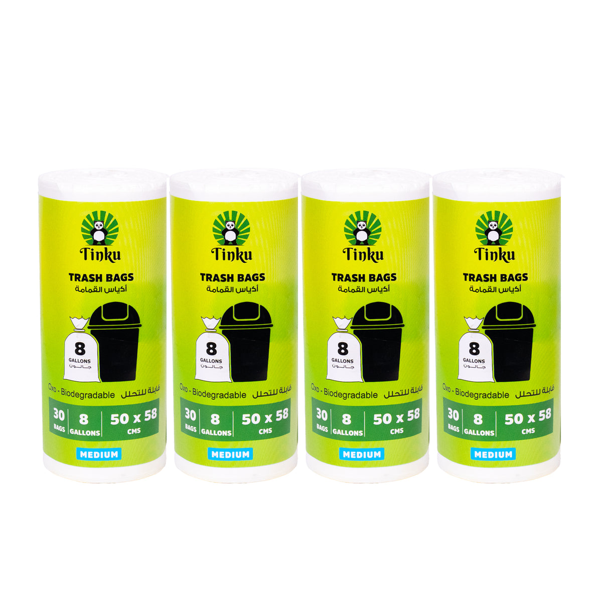 Tinku White Garbage Bags[Roll]