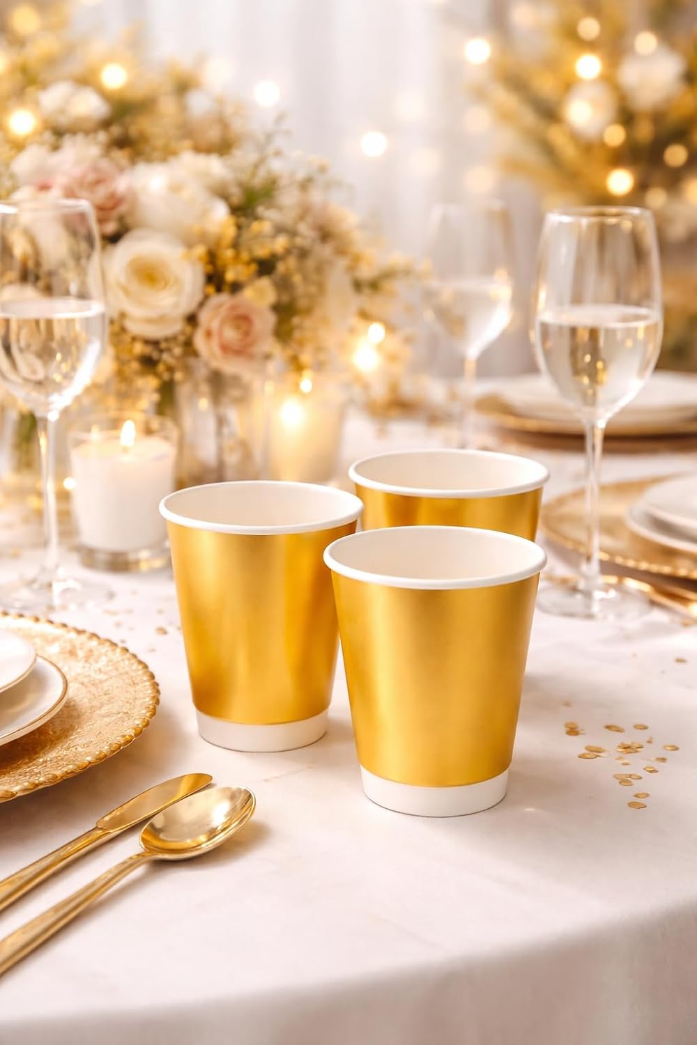 Sunny Premium Double Wall Paper Cups 8oz – 25 Pack