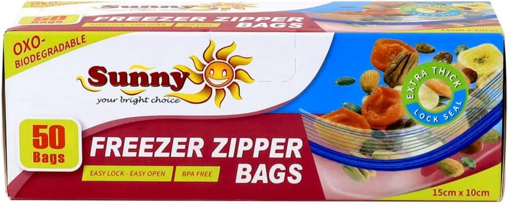 Sunny Freezer Zipper Bags
