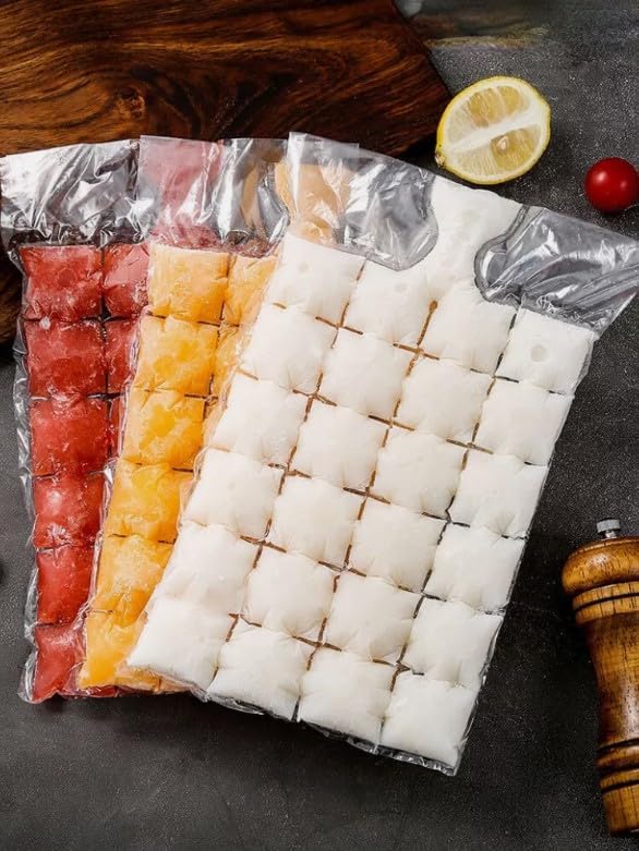 Sunny Self-Seal Ice Cube Bags - 10 Pieces (240 Ice Cubes)