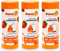 Sunny Strawberry Scented Garbage Bags – 10 Gallon, Pack of 3 (90 Bags)