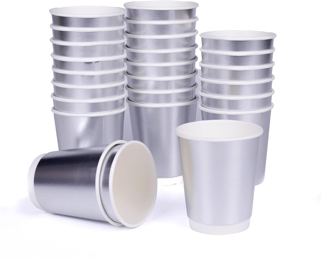 Sunny Premium Double Wall Paper Cups 8oz – 25 Pack