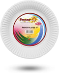 Sunny Paper Plates 7 Inch White – Pack of 100