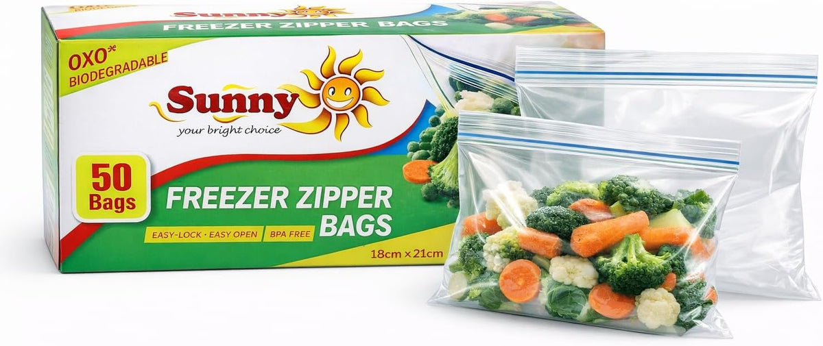 Sunny Freezer Zipper Bags