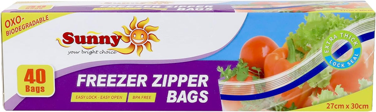 Sunny Freezer Zipper Bags