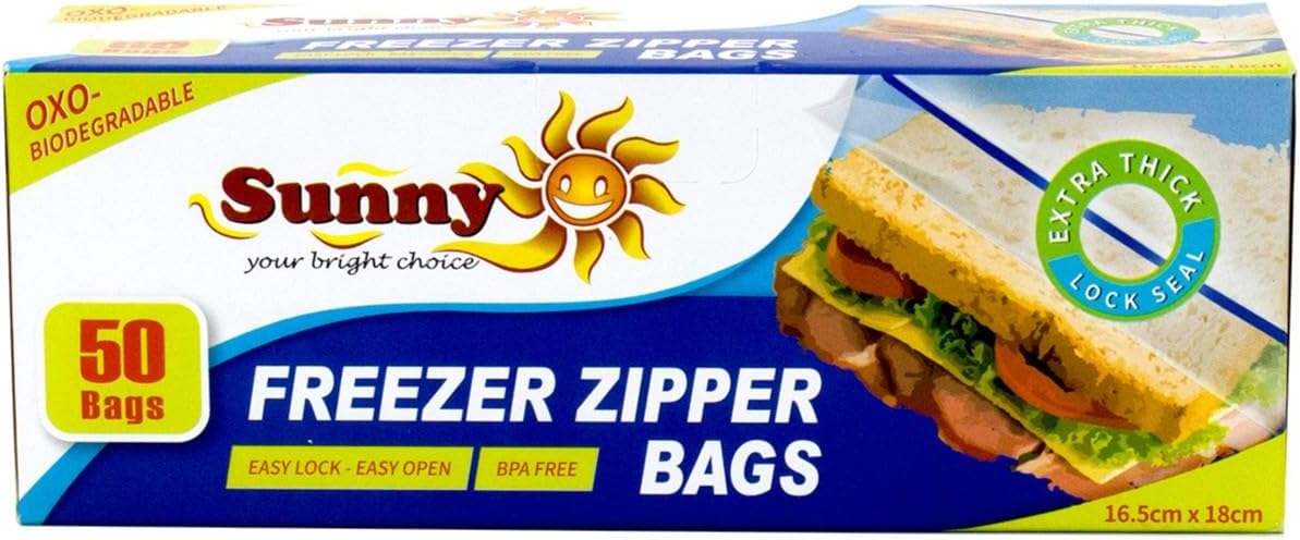 Sunny Freezer Zipper Bags
