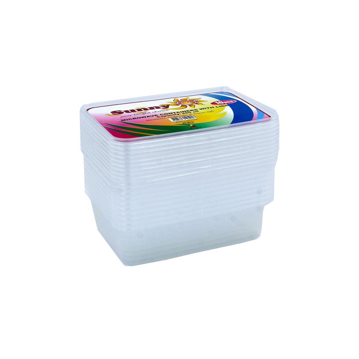 Sunny Microwave Food Storage Containers with Lids – Reusable, BPA-Free