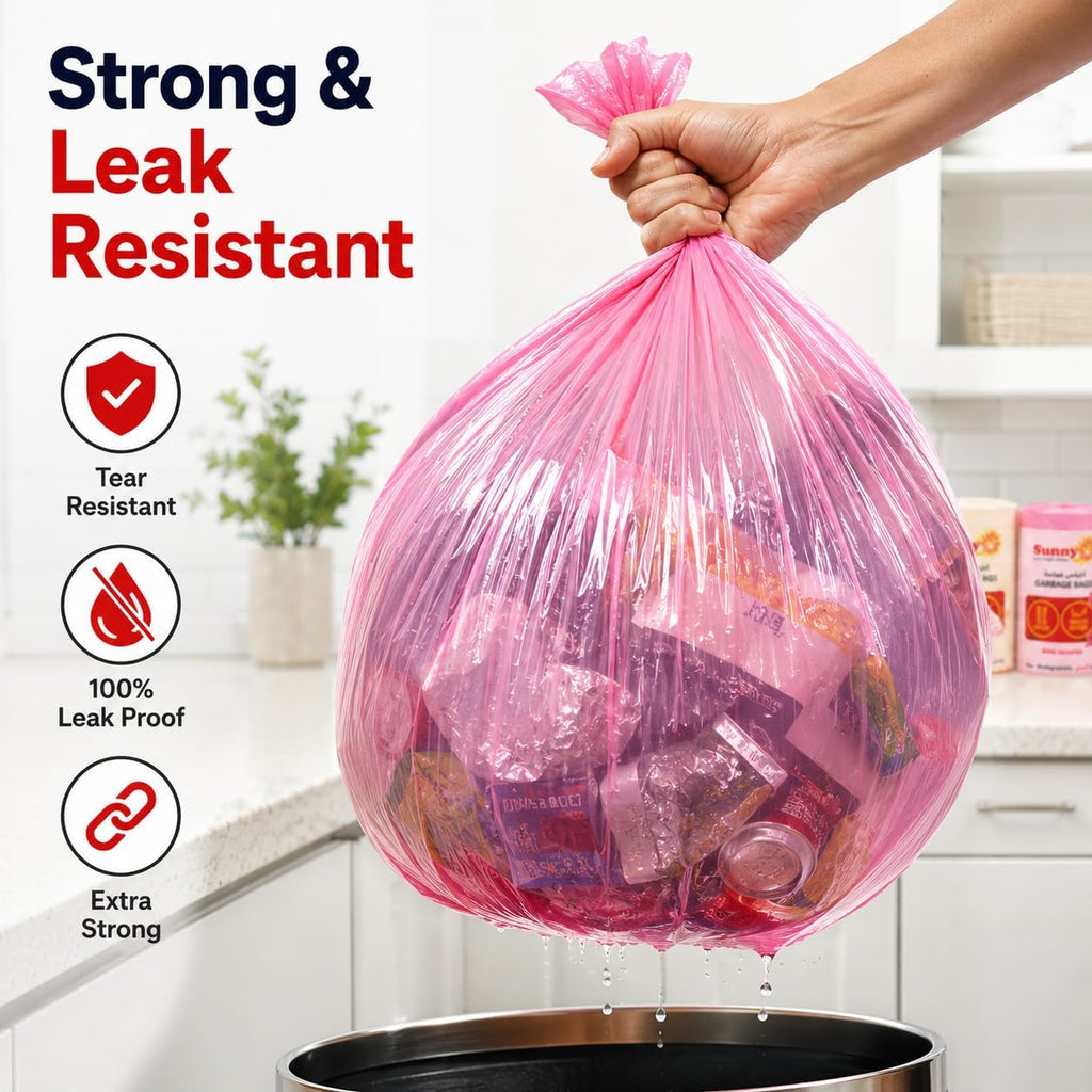 Sunny Scented Garbage Bags – 5 Gallon, Pack of 5 (150 Bags)