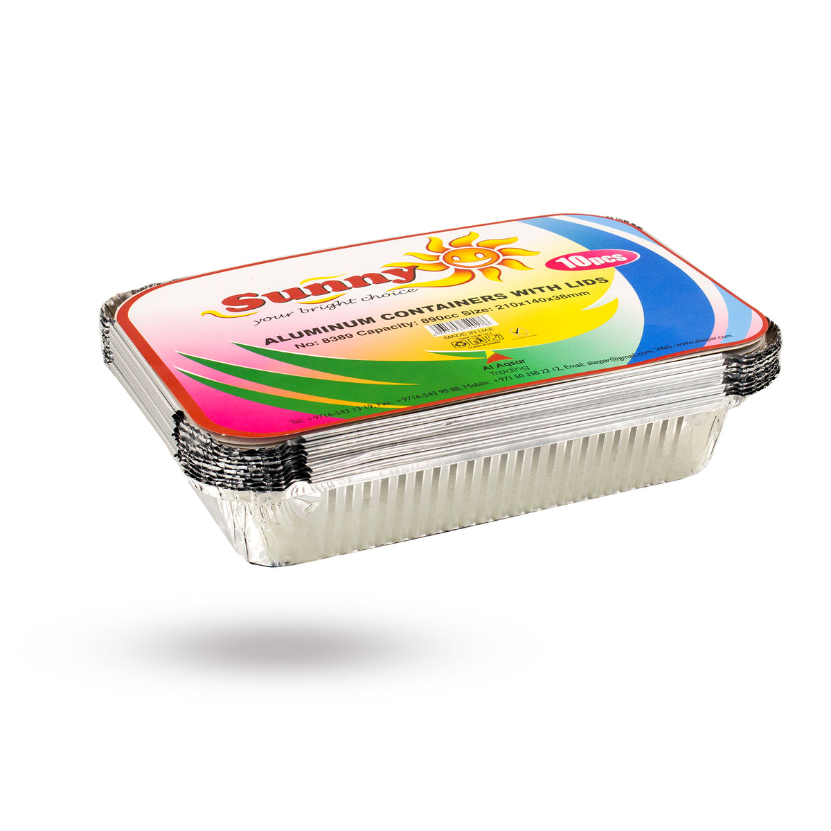 Sunny Aluminium Foil Containers with lid