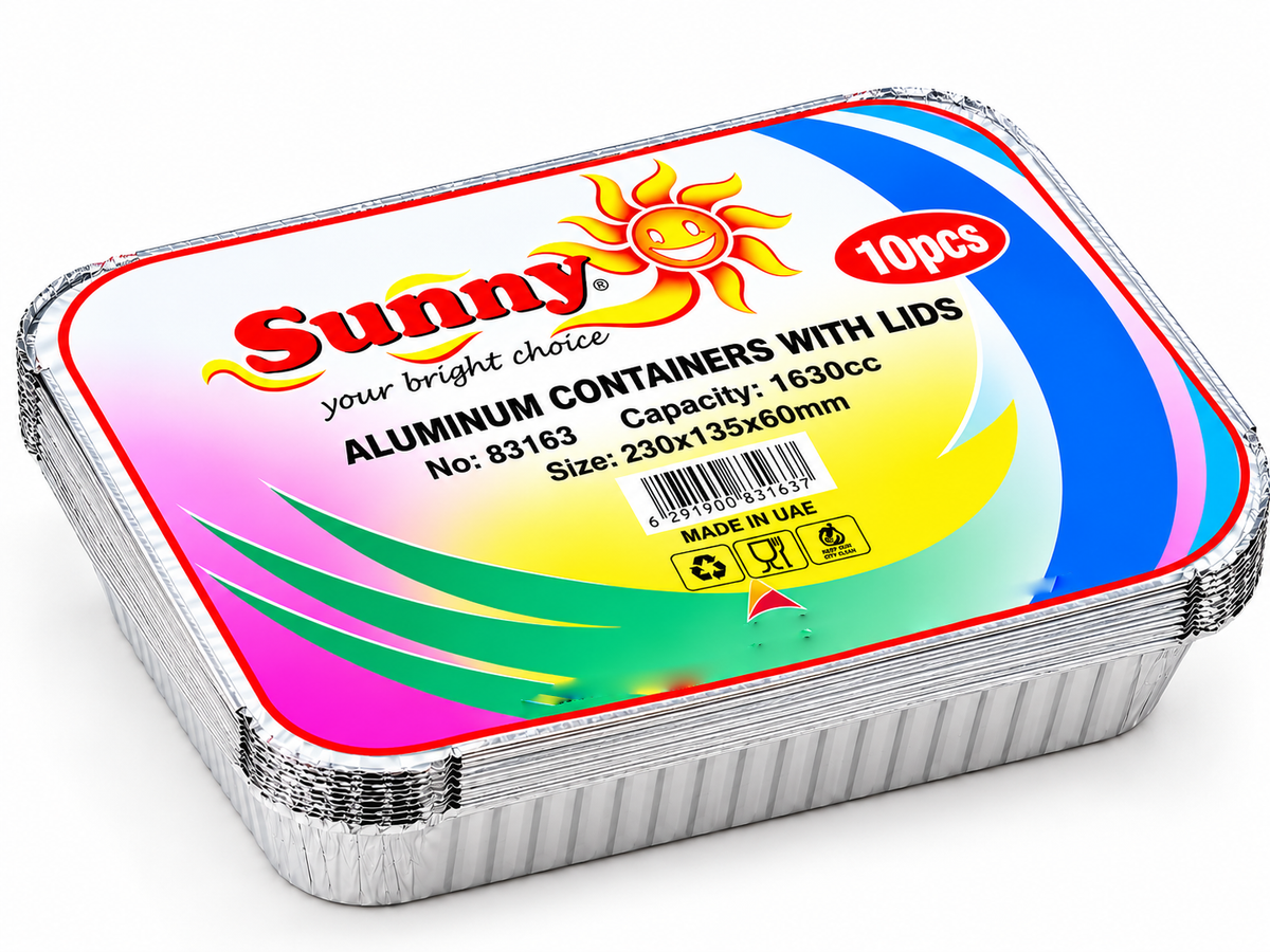Sunny Aluminium Foil Containers with lid