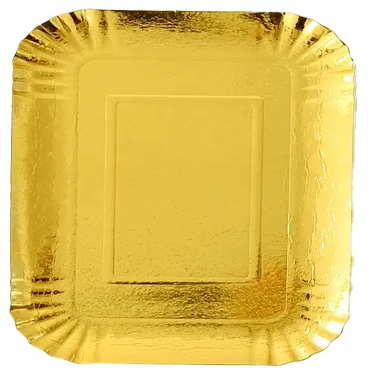 Sunny Golden Square Cake Tray 10.5 Inch : Pack of 12