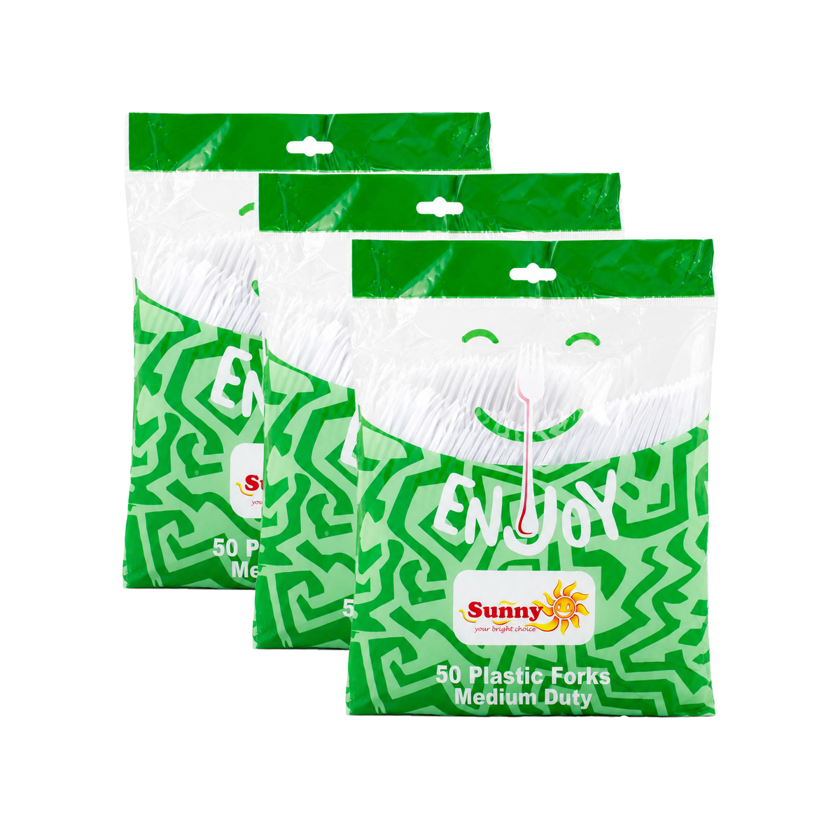 Sunny Enjoy Medium Duty Plastic Forks