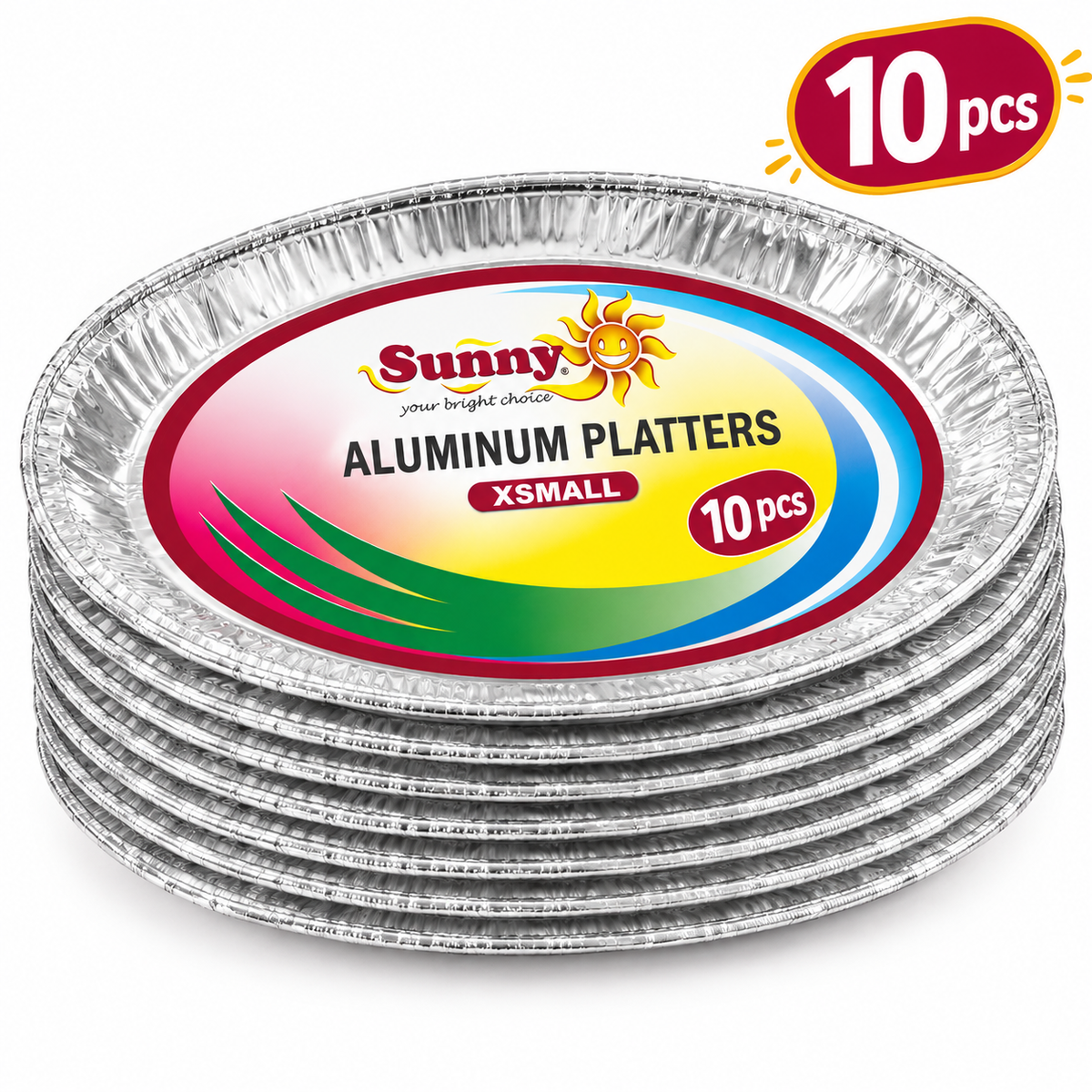 Sunny Aluminum Serving Platters