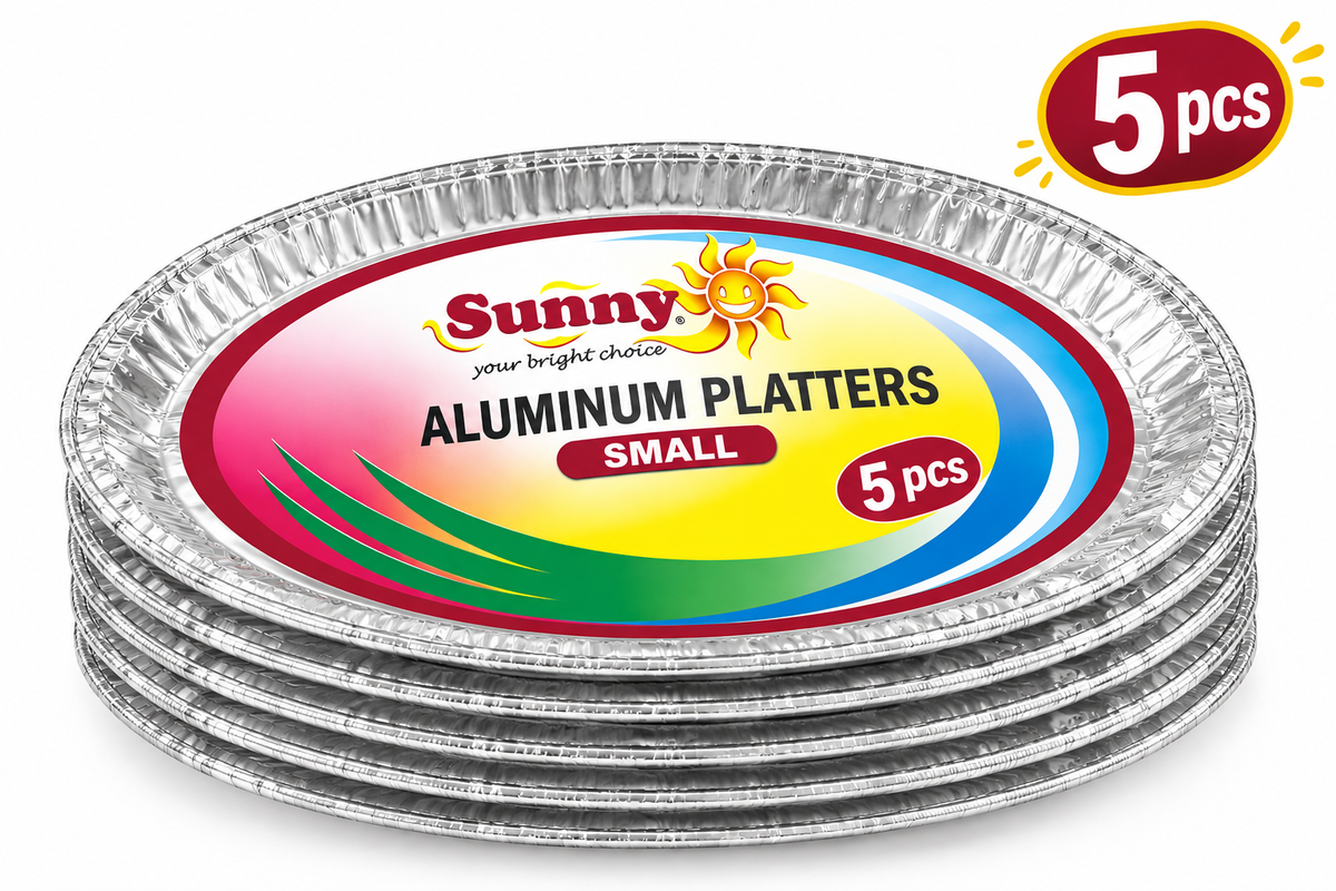 Sunny Aluminum Serving Platters
