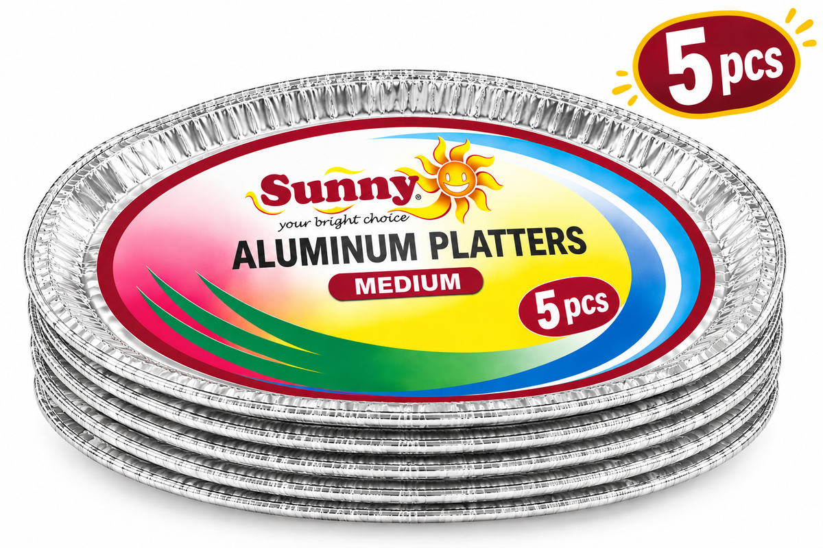 Sunny Aluminum Serving Platters