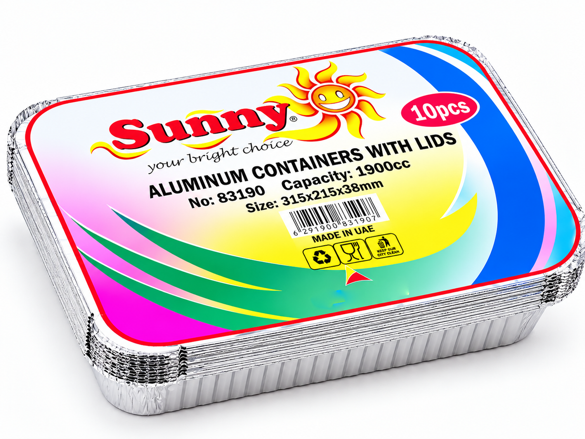 Sunny Aluminium Foil Containers with lid