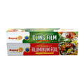 Sunny Cling Film and Aluminium Foil Combo Pack, 45 cm Width