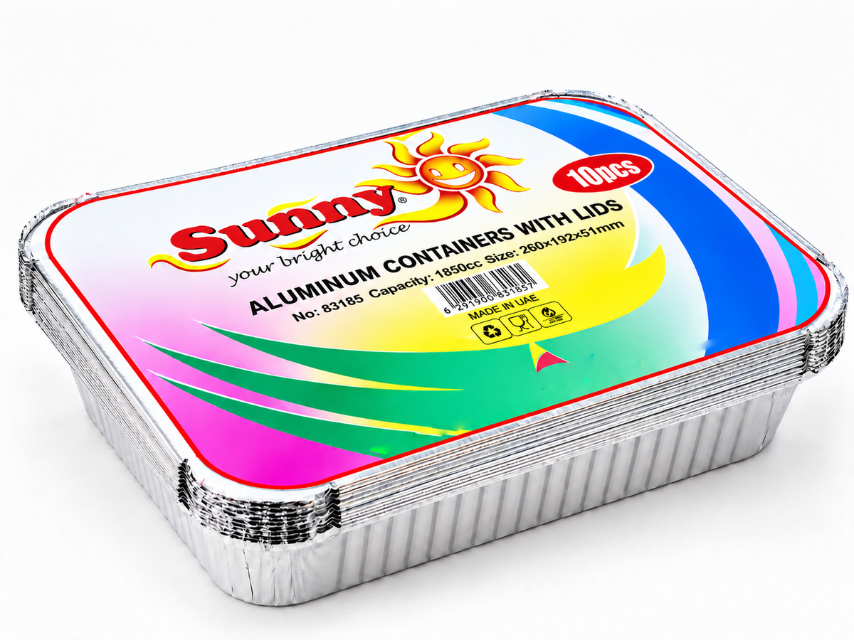 Sunny Aluminium Foil Containers with lid