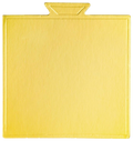 Sunny Golden Square Cake Pad with Handle, 8.5 cm : Pack of 20
